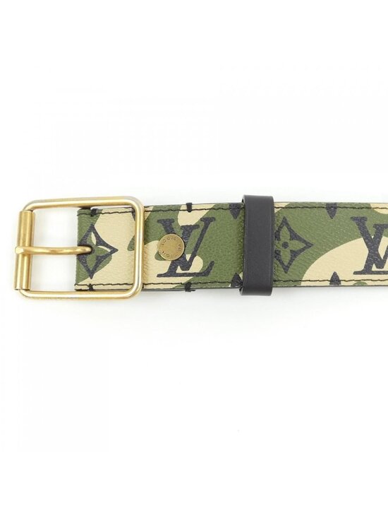 Louis Vuitton Suntulle Monogram Moflage 35 mm Takashi Murakami M9646 Belt